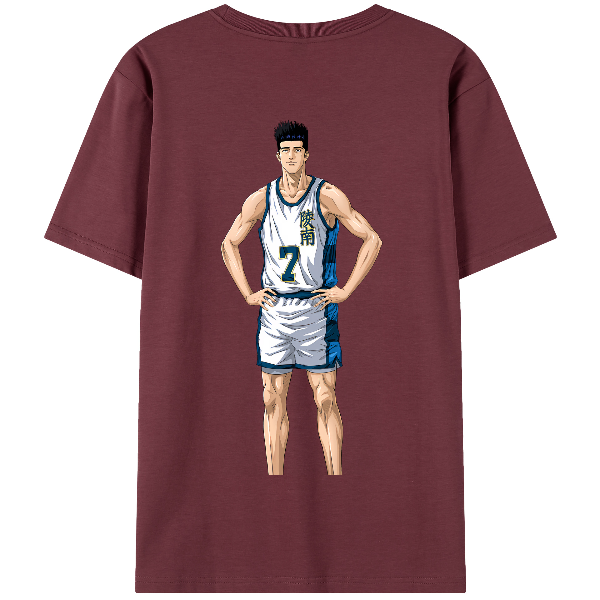 （画像用） SLAM DUNK／スラムダンク 綿100％半袖Tシャツ（背面プリント）